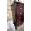 Image 2 : LARGE SOMERTON WOOD 5-DRAWER DRESSER: APPROX. 60"T X 40"W X 19"D
