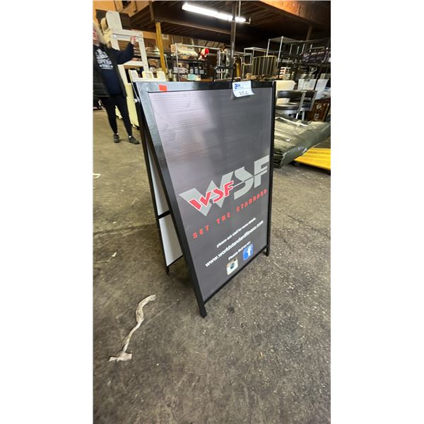 METAL FRAMED SANDWICH BOARD