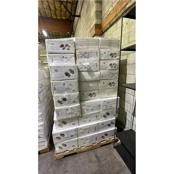 PALLET OF CLEAR PLASTIC FOOD STORAGE BINS: 7 PACKS & 9 PACKS *MUST TAKE ALL ON PALLET*