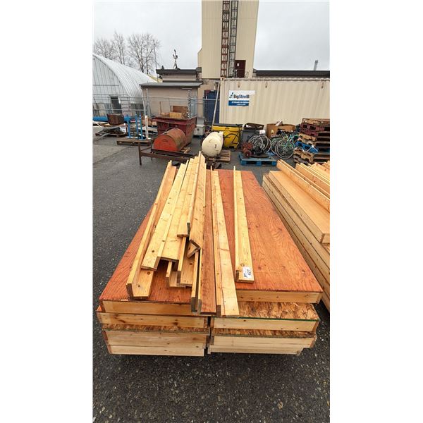 PALLET OF ASSORTED WOOD SHELVING UNITS - ASSEMBLY REQUIRED *MUST TAKE ALL ON PALLET*