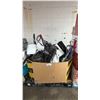 Image 1 : PALLET OF FANS & ASSORTED VACUUMS *WORKING CONDITION UNKNOWN/MAY BE MISSING PARTS AND OR PIECES/