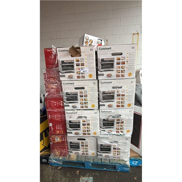 PALLET OF ASSORTED HOUSEHOLD ITEMS: LUNAR NEW YEAR NIGHT LIGHTS, AIR FRYERS & AIR FRYER OVENS *MUST