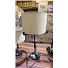 Image 3 : (3) TABLE LAMPS - *ONE DOES NOT HAVE A SHADE*
