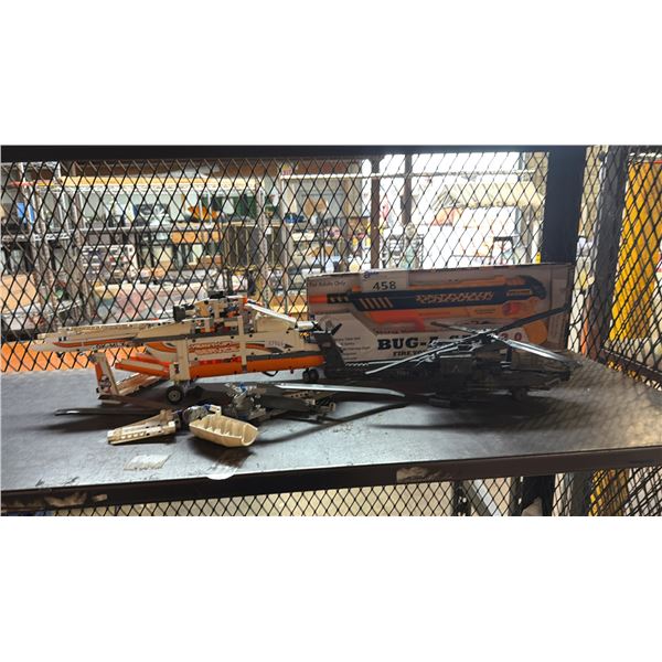 (2) LEGO HELICOPTERS & BUG-A-SALT 3.0 BUG KILLING DEVICE