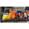 Image 2 : SHELF OF ASSORTED DUSTERS, WASH MITT, ICE SCRAPER, MICROFIBER TOWELS & MORE