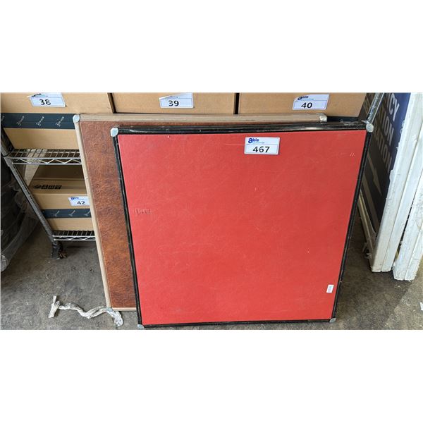 (2) FOLDING CARDD TABLES