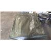 Image 2 : VERY LARGE HEAVY DUTY TARP: ACTUAL DIMENSIONS UNKNOWN *CART NOT INCLUDED*