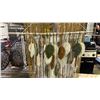 Image 2 : BAMBOO BEADED CURTAIN & MACRAME LEAF WALL HANGING
