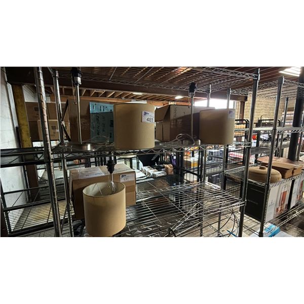 (3) TABLE LAMPS WITH SHADES