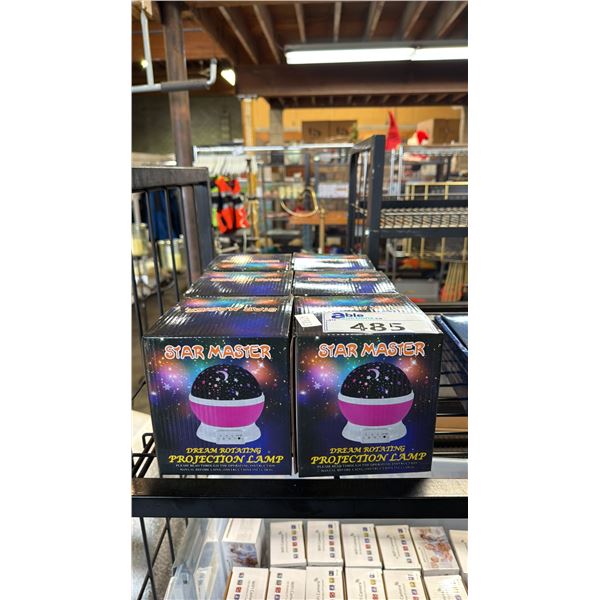 *NEW* (6) STAR MASTER DREAM ROTATING PROJECTION LAMPS