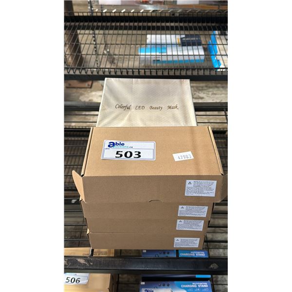 *NEW IN BOX* COLOURFUL LED BEAUTY MASK & (4) UV STERILIZING BOXES
