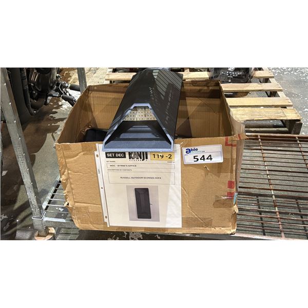 BOX OF RUSSELL OUTDOOR SCONCES