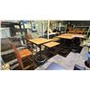 Image 1 : COLLECTION OF WOOD TABLES & CHAIRS: MOST OF THE TABLES ARE BAR HEIGHT