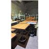 Image 2 : COLLECTION OF WOOD TABLES & CHAIRS: MOST OF THE TABLES ARE BAR HEIGHT