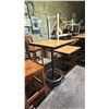 Image 3 : COLLECTION OF WOOD TABLES & CHAIRS: MOST OF THE TABLES ARE BAR HEIGHT