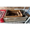 Image 3 : (2) CRATES OF EMPTY "THE POP SHOPPE" SODA BOTTLE & 3 WOOD BOXES