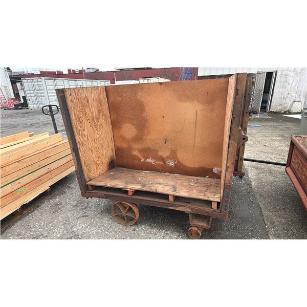 INDUSTRIAL WOOD CART