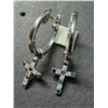 Image 1 : 14K (1.71G), DIAMOND (0.15CT)HUGGIE EARRINGS, APPRAISED INSURANCE VALUE $1835