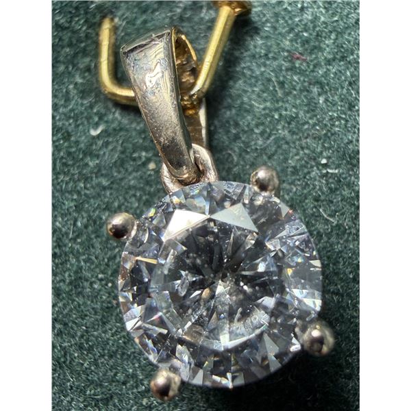 10K, LAB DIAMOND PENDANT (1CT) SUGGESTED RETAIL VALUE $1800