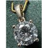 Image 1 : 10K, LAB DIAMOND PENDANT (1CT) SUGGESTED RETAIL VALUE $1800