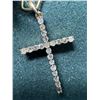 Image 1 : 14K (0.77G), DIAMOND CROSS PENDANT  (0.18CT) SUGGESTED RETAIL VALUE $1600
