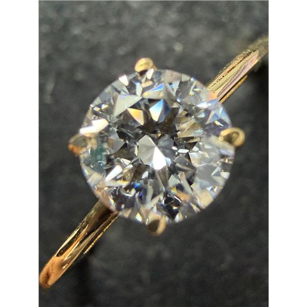 10K (1.25G), LAB DIAMOND (0.7CT) RING APPRAISED INSURANCE VALUE $1300