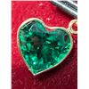 Image 1 : LAB EMERALD PENDANT (1.7CT) SUGGESTED RETAIL VALUE $1000