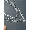 Image 1 : SILVER (8.6G) 24 INCH ITALIAN RHODIUM CHAIN, SUGGESTED RETAIL VALUE $500