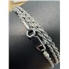Image 1 : SILVER (7.2G)24"  CHAIN, RHODIUM PLATED, SUGGESTED RETAIL VALUE $400