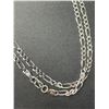 Image 1 : SILVER (7.5G)20" ITALIAN CHAIN, RHODIUM PLATED, SUGGESTED RETAIL VALUE $400