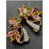 Image 1 : GP SILVER (3G), TOURMALINE/CITRINE/CZ (~2CT) EARRINGS, SUGGESTED RETAIL VALUE $300