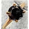 Image 1 : 10K(2.38G), BLACK DIAMOND (2.7CT)RING (SIZE 6) APPRAISED INSURANCE VALUE $2625