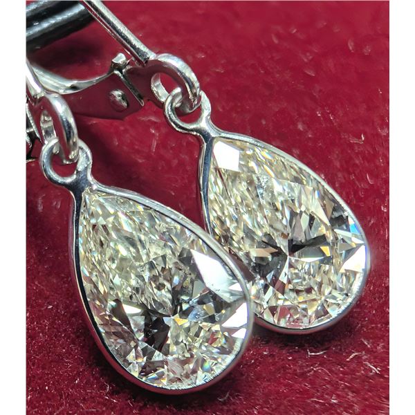 14K(1.07G), LAB DIAMOND (2CT)EARRINGS, APPRAISED INSURANCE VALUE $2000