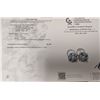 Image 3 : 10K(1G), LAB DIAMOND (1.5CT)EARRINGS, APPRAISED INSURANCE VALUE $1350
