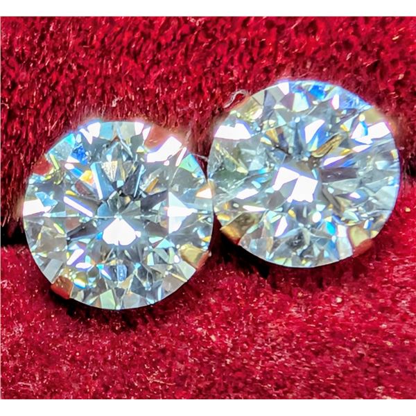 14K(0.3G), LAB DIAMOND (1.05CT)EARRINGS, APPRAISED INSURANCE VALUE $955