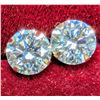 Image 1 : 14K(0.3G), LAB DIAMOND (1.05CT)EARRINGS, APPRAISED INSURANCE VALUE $955