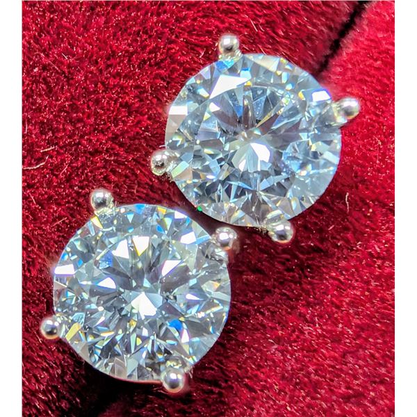 10K(1G), LAB DIAMOND (1CT)EARRINGS, APPRAISED INSURANCE VALUE $910