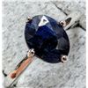 Image 1 : SILVER(2.32G), SAPPHIRE (1.5CT)RING, SUGGESTED RETAIL VALUE $200