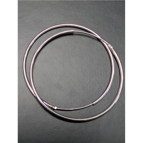 SILVER(1.5G), HOOP EARRINGS