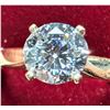 Image 2 : 10K(2.3G), LAB DIAMOND (1.5CT)RING, SIZE 6, APPRAISED INSURANCE VALUE $2700