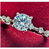 Image 3 : 10K(1.49G), LAB DIAMOND (0.94CT)RING, SIZE 6.75, APPRAISED INSURANCE VALUE $1815