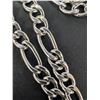 Image 2 : SILVER(8.34G), RHODIUM PLATED HOLLOW CHAIN 20"