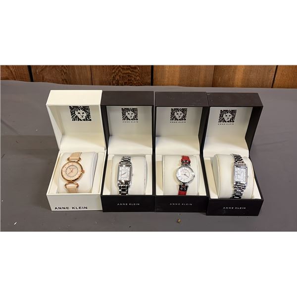 *NEW IN BOX* (4) ASSORTED ANNE KLEIN WRIST WATCHES