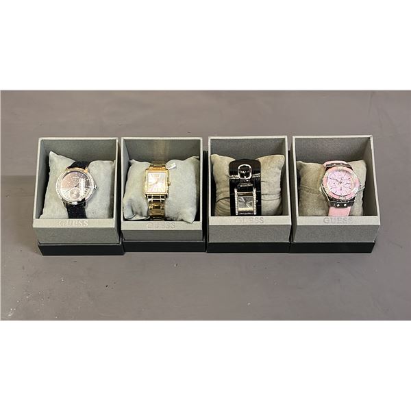 *NEW IN BOX* (4) ASSORTED GUESS WRIST WATCHES