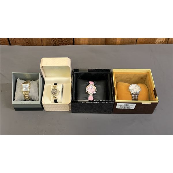 *NEW IN BOX* GUESS WATCH, ELLEN TRACY WATCH & (2) CHRISTIAN VAN SANT WATCHES