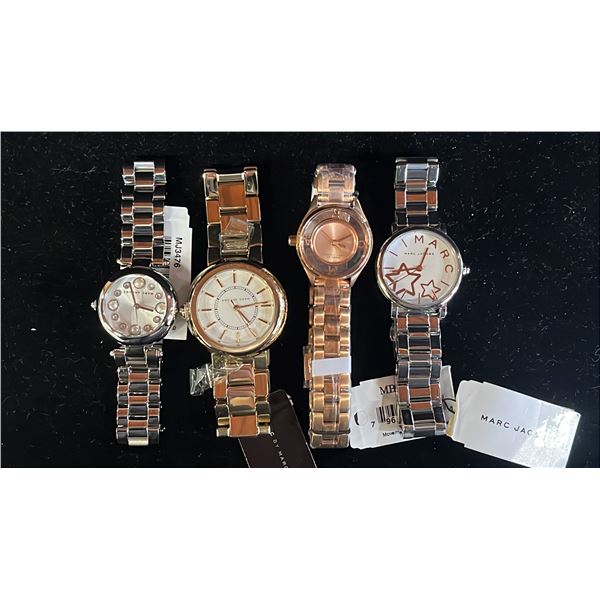 *NEW WITH TAGS* (4) ASSORTED MARC JACOBS WRIST WATCHES