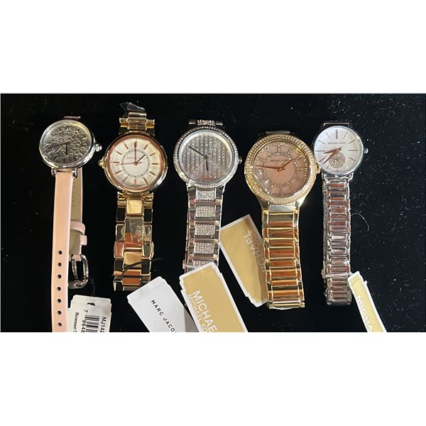 *NEW WITH TAGS* (5) ASSORTED MICHAEL KORS WRIST WATCHES