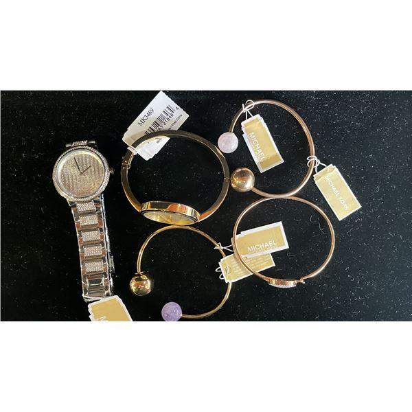 *NEW WITH TAGS* (2) MICHAEL KORS WATCHES & (3) MICHAEL KORS FASHION BRACELETS