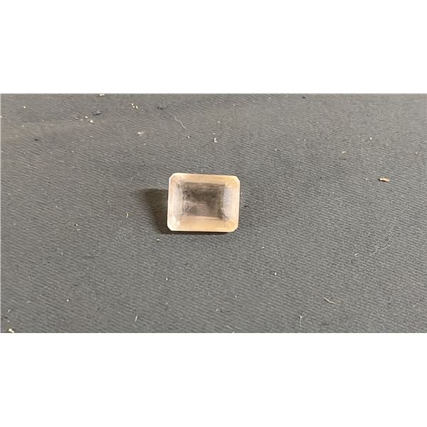 EMERALD CUT PINK GEMSTONE