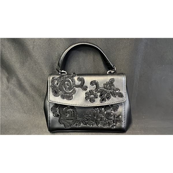 *NEW WITH TAGS* MICHAEL KORS BLACK LEATHER CROSSBODY PURSE